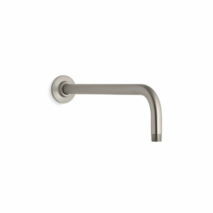 Home Goods * | Best Pirce Kohler Wall-Mount Rainhead Arm And Flange Vibrant Brushed Nickel (K-10124-Bn)