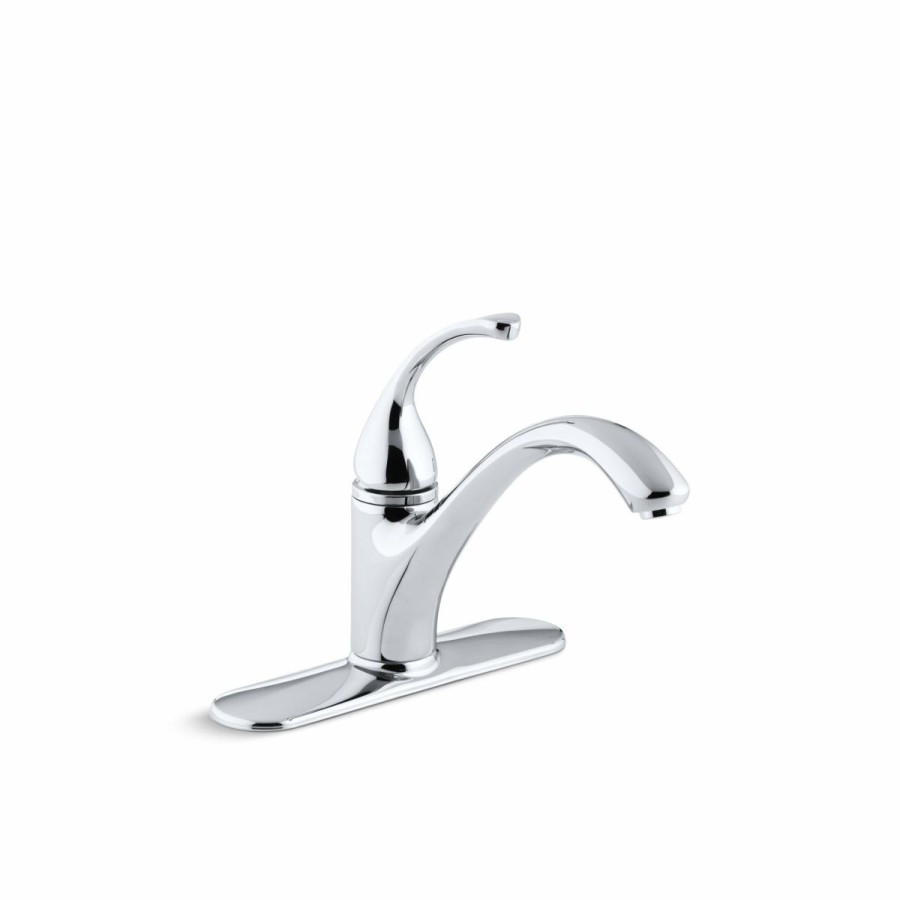 Home Goods * | Best Deal Kohler Forte? 3-Hole Kitchen Sink Faucet With 9-1/16 Spout