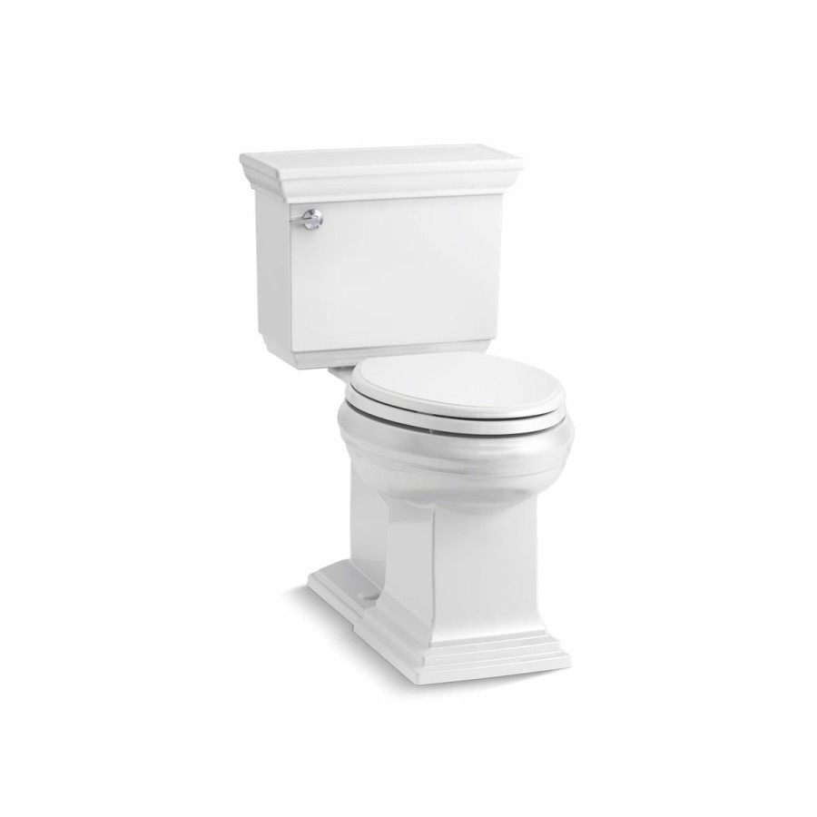 Home Goods * | Best Reviews Of Kohler K-6669 Memoirs Stately Comfort Height Two-Piece Elongated 1.28 Gpf Toilet With Aquapiston Flush Technology, Less Seat