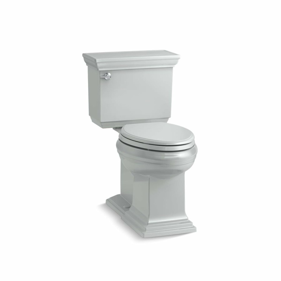 Home Goods * | Best Reviews Of Kohler K-6669 Memoirs Stately Comfort Height Two-Piece Elongated 1.28 Gpf Toilet With Aquapiston Flush Technology, Less Seat