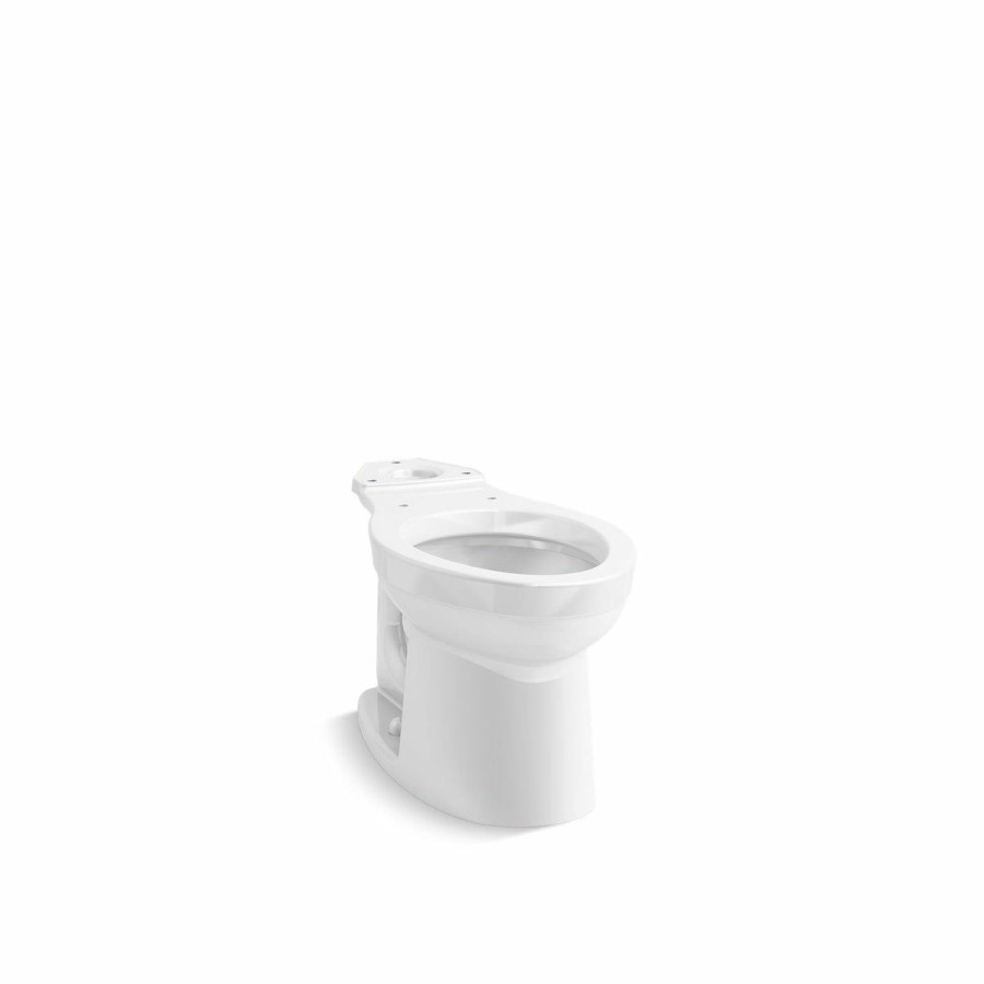 Home Goods * | Best Sale Kohler Kingston Elongated Toilet Bowl, Seat Not Included White (K-25086-0)