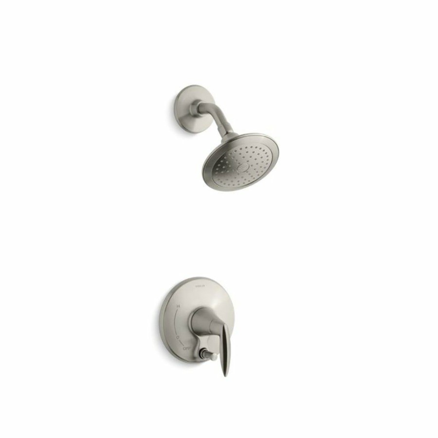 Home Goods * | Best Sale Kohler Alteo Shower Trim Set With Push-Button Diverter Valve Not Included Vibrant Brushed Nickel