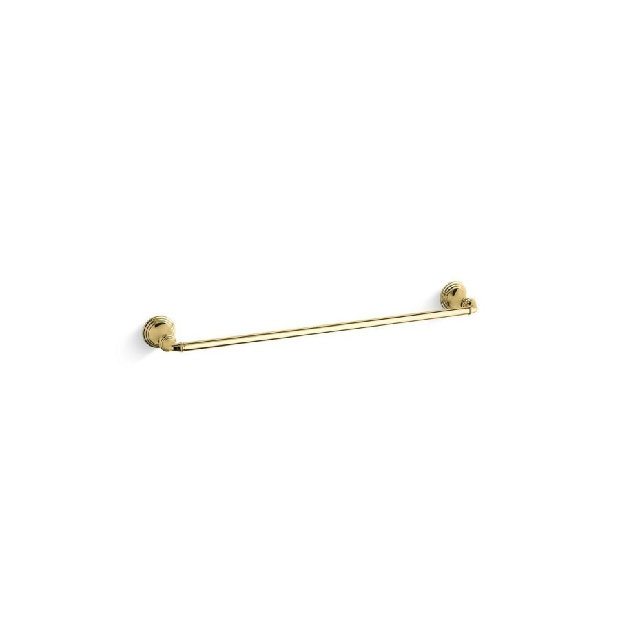 Home Goods * | Best Deal Kohler Devonshire 24 Towel Bar Vibrant Polished Brass (K-10551-Pb) Vibrant Polished Brass