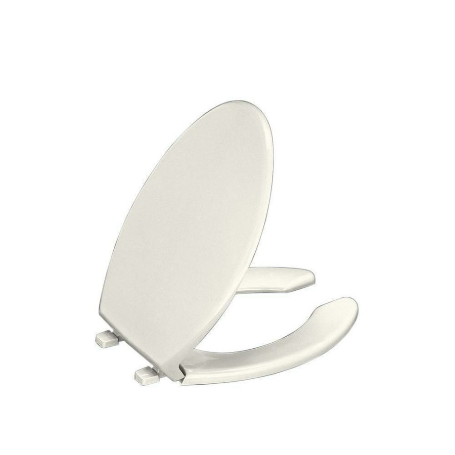 Home Goods * | Best Sale Kohler Lustra Plastic Elongated Toilet Seat K-4650-0 White