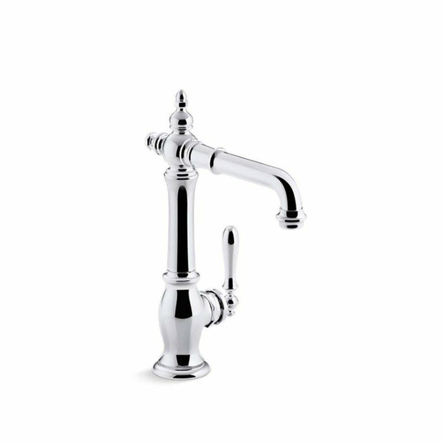 Home Goods * | Best Deal Kohler Artifacts Bar Sink Faucet, Victorian Spout Design