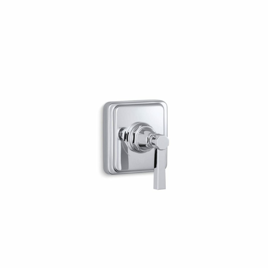 Home Goods * | Best Deal Kohler Pinstripe Valve Trim W/Pure Design Lever For Volume Control Valve, Requires Valve Polished Chrome