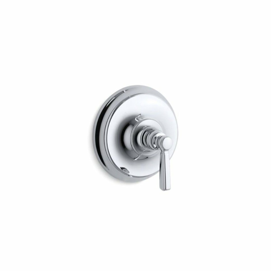 Home Goods * | Best Sale Kohler Bancroft Rite-Temp Valve Trim With Metal Lever Handle Polished Chrome