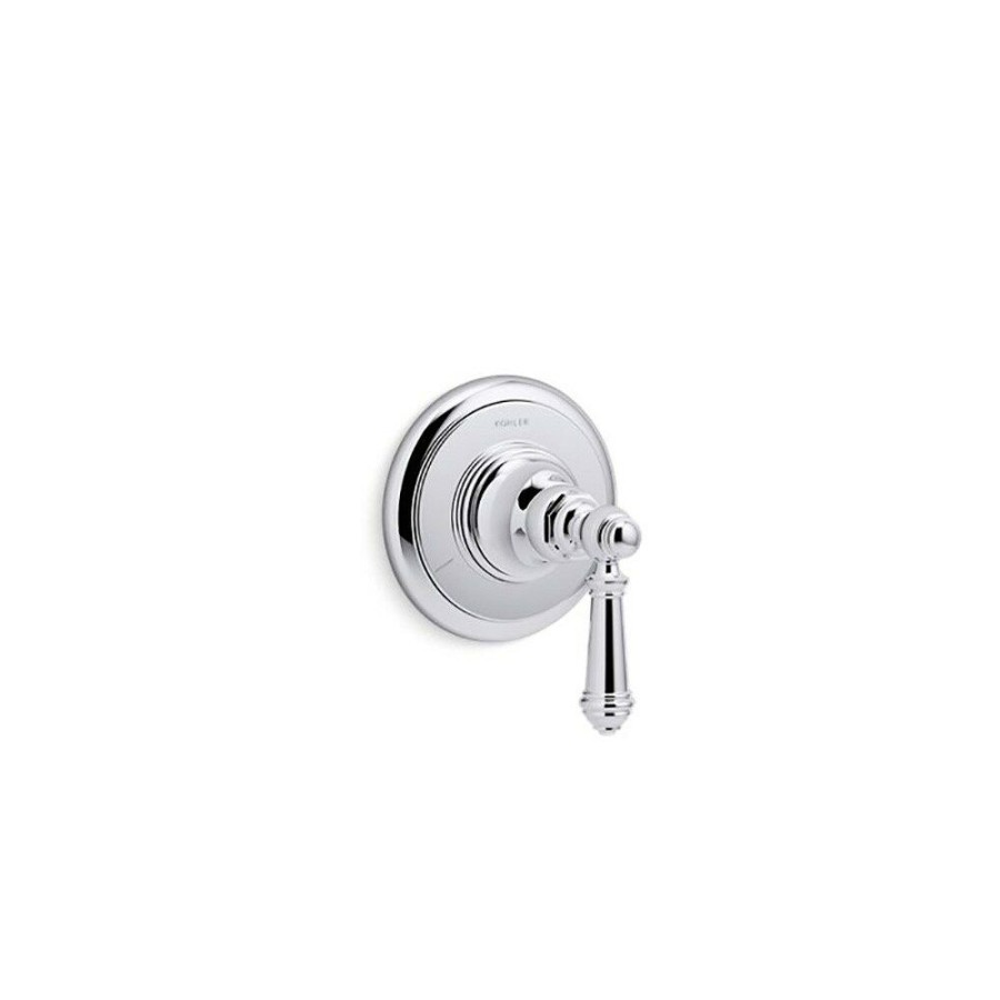 Home Goods * | Best Deal Kohler Artifacts Transfer Valve Trim With Lever Handle Polished Chrome